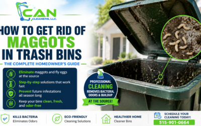 How to Get Rid of Maggots in Trash Bins: The Complete Homeowner’s Guide